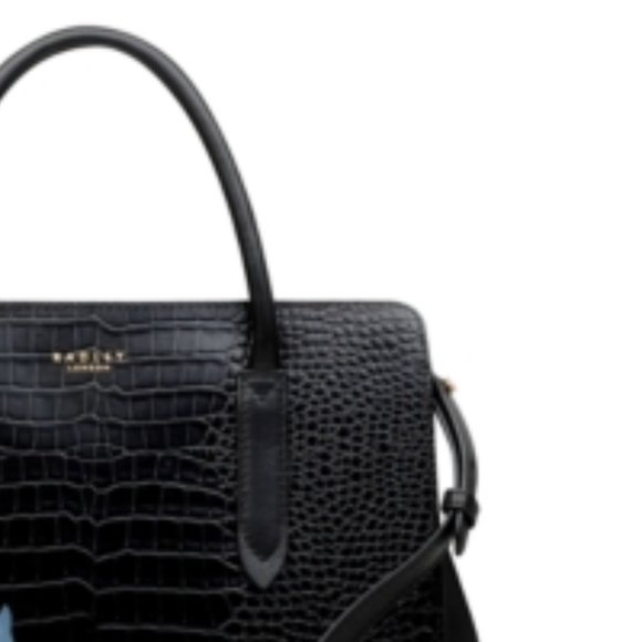 Radley London Croc Leather Liverpool Handbag NWT - Picture 2 of 11